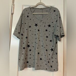 Star Design Cotton Tee Zenana L